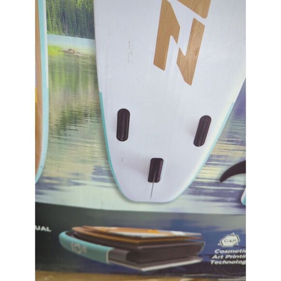 Zray 10'8" X 33" Inflatable SUP All Around Paddle Board Kit Art Deco Grain C-1 - Picture 5 of 8